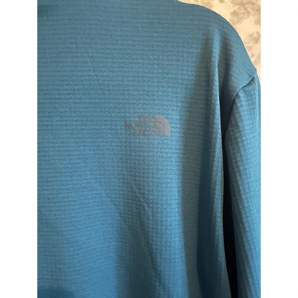 The North Face Full Zip Wayroute Jacket Teal Blue‎ Lightweight Athletic Mens L